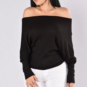 Off The Shoulder Sweater